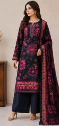 MOONLIT FLORA EMBROIDERED LAWN 3-PIECE SUIT