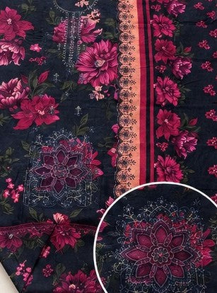 MOONLIT FLORA EMBROIDERED LAWN 3-PIECE SUIT