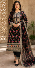 NOIR ROYALE EMBROIDERED PREMIUM LAWN SUIT 3PCS