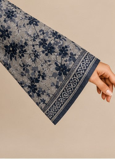 MIDNIGHT BLOOM PREMIUM PRINTED LAWN 3PCS SUIT